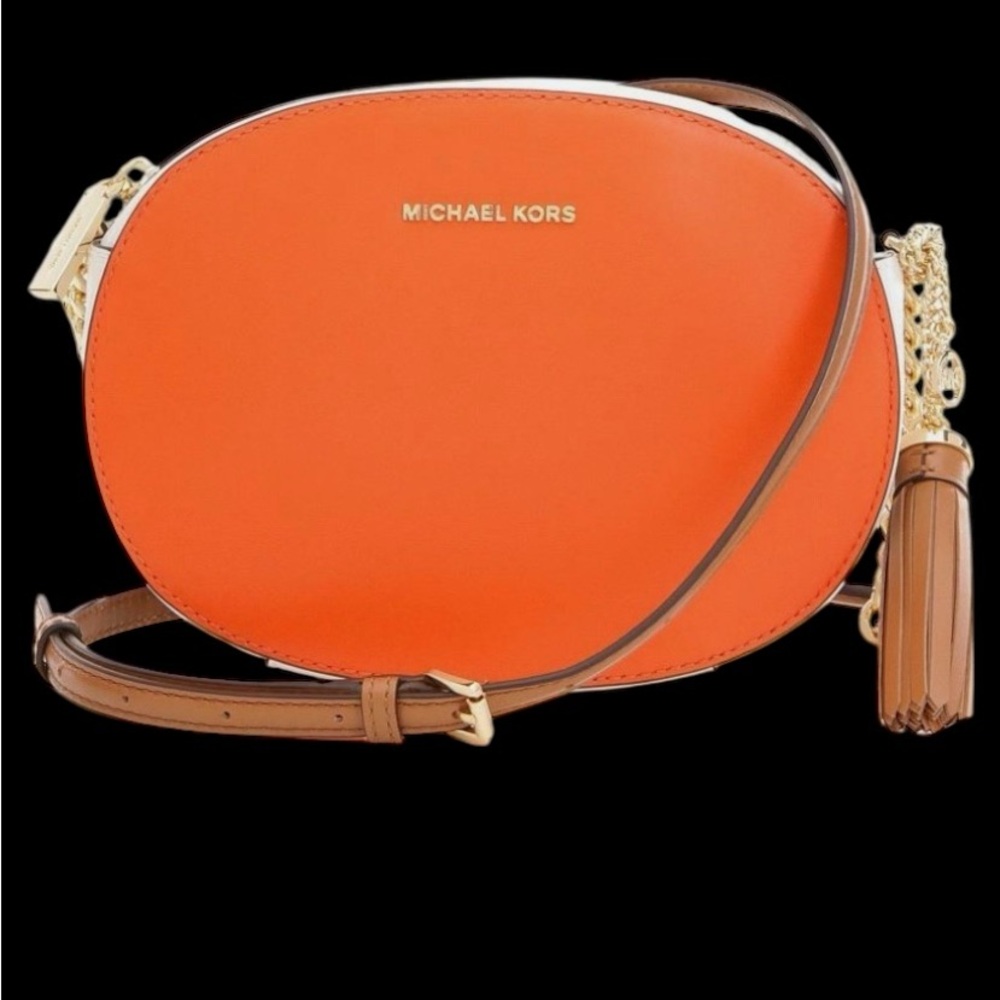 Michael Kors Vibrant Orange Crossbody Bag